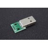 USB 2.0 Male Humpback turn 4-Pin DIP Adapter Plate