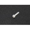 M3x20 Round Plastic Nylon Screw ( White )