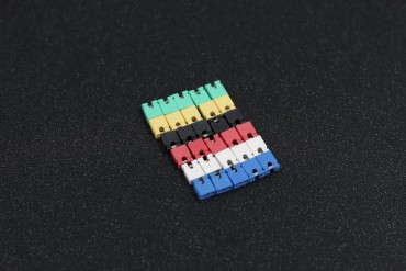 6 Color 2.54mm Standard Circuit Board Jumper Cap