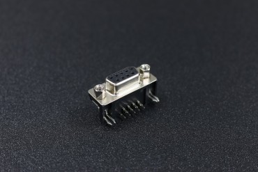 2 Line DB 9 Female  PCB Connector