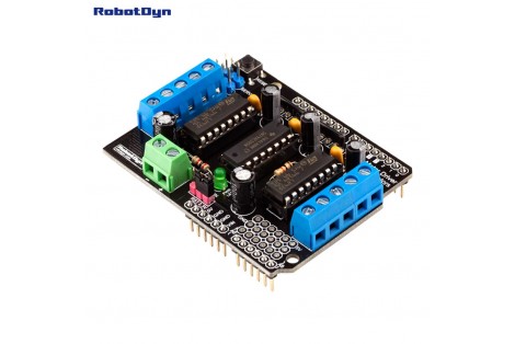 Motor Shield L293D 4DC/2Step Motors for Arduino