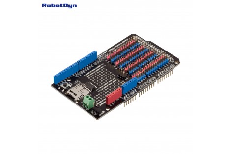 Sensor Shield for Arduino Mega 2560, with SD-card Logger