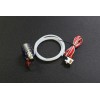 0.4mm V6 Remote Bowden J-head HotEnd Extruder ( 12V,1M Teflon Tube, Cooling Fan, Bracket, 1.75mm Filament )