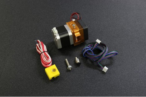 0.4mm MK8 Extruder ( 12V, 1.75mm Filament, Right Handle, Nema 17, Heater kit, Cover, Cooling Fan, Aluminum Heat Sink )