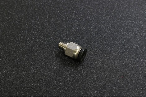 E3D J-head Pneumatic Connector ( M6 Thread, 1.75m Filament, PC4, Bore 4mm, Stainless Steel )