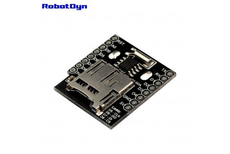 WIFI D1 Mini - Data Logger Shield: RTC DS1307 with Battery + MicroSD