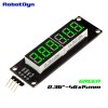 6-Digit LED Display Tube, 7-segments,74HC595 (Green)