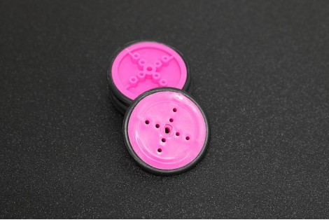 41mm Diameter 3mm D-Hole Small Rubber Wheel for N20 Motor