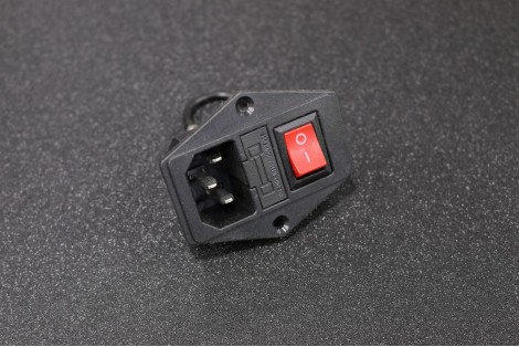 Power Socket with Switch and 6A 220V Fuse Holder