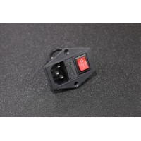 Power Socket with Switch and 6A 220V Fuse Holder