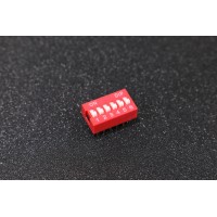 2.54MM 6P DIP Flat Dial Switch