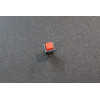 DS430 11mm Red Square Button for Panel Mount