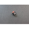 DS430 11mm Red Square Button for Panel Mount