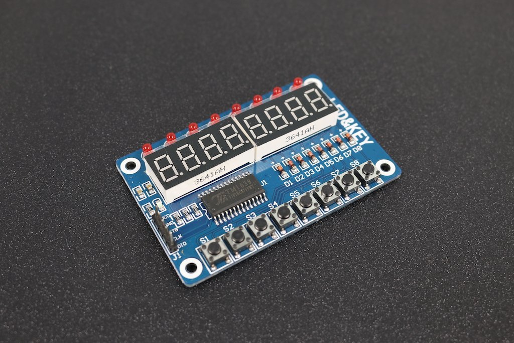 TM1638 8-Bit Digital LED Tube Key Display Module